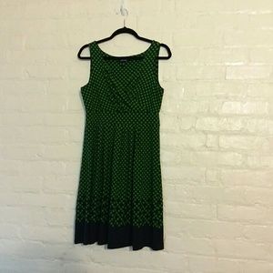 FINAL Land's End polka dot dress size Small 6-8